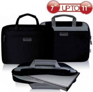 GAUDI Slim Bag 7\" - 11\" (czarno-popielaty)