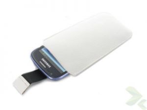 Geffy - Etui uniwersalne Tel 112x65 pull-up eko-skóra white