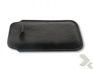 Geffy - Etui uniwersalne Tel 125x63 pull-up eko-skóra black