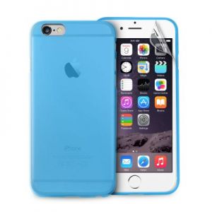PURO Ultra Slim \"0.3\" Cover - Zestaw etui + folia na ekran iPhone 6 Plus/6s Plus (niebie