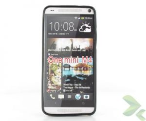Geffy - Etui HTC One Mini TPU solid color black