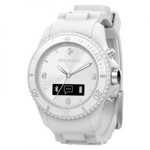 MyKronoz ZeClock - Analogowy Smartwatch Bluetooth 4.0 + monitor aktywności fizycznej (biały)