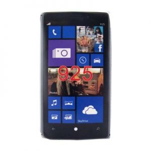 Geffy - Etui Nokia Lumia 925 TPU mat clear