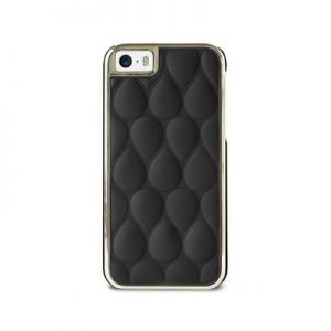 PURO GLAM Drop Matellasse - Etui iPhone 5/5s/SE (czarny)