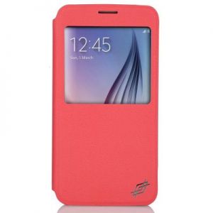 X-Doria Dash Folio view - Etui Samsung Galaxy S6 z funkcją Caller ID (różowy)