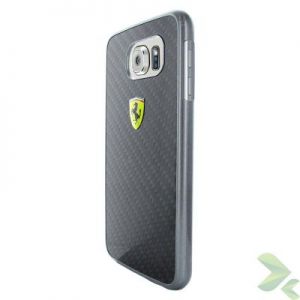 Ferrari Scuderia Carbon - Etui Samsung Galaxy S6 (czarny)
