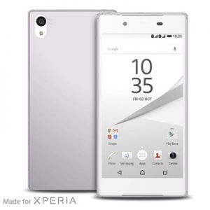 PURO Ultra Slim \"0.3\" Cover - Zestaw etui + folia na ekran Sony Xperia Z5 (półprzezroczy