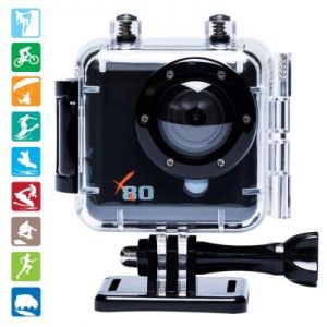 Kaiser Baas X80 Action - Kamera sportowa Full HD 1080p + LCD