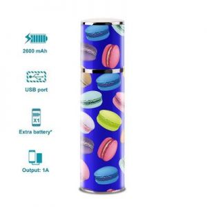 PURO Universal External Battery - Uniwersalny Power Bank 2600mAh (Macarons Blue)